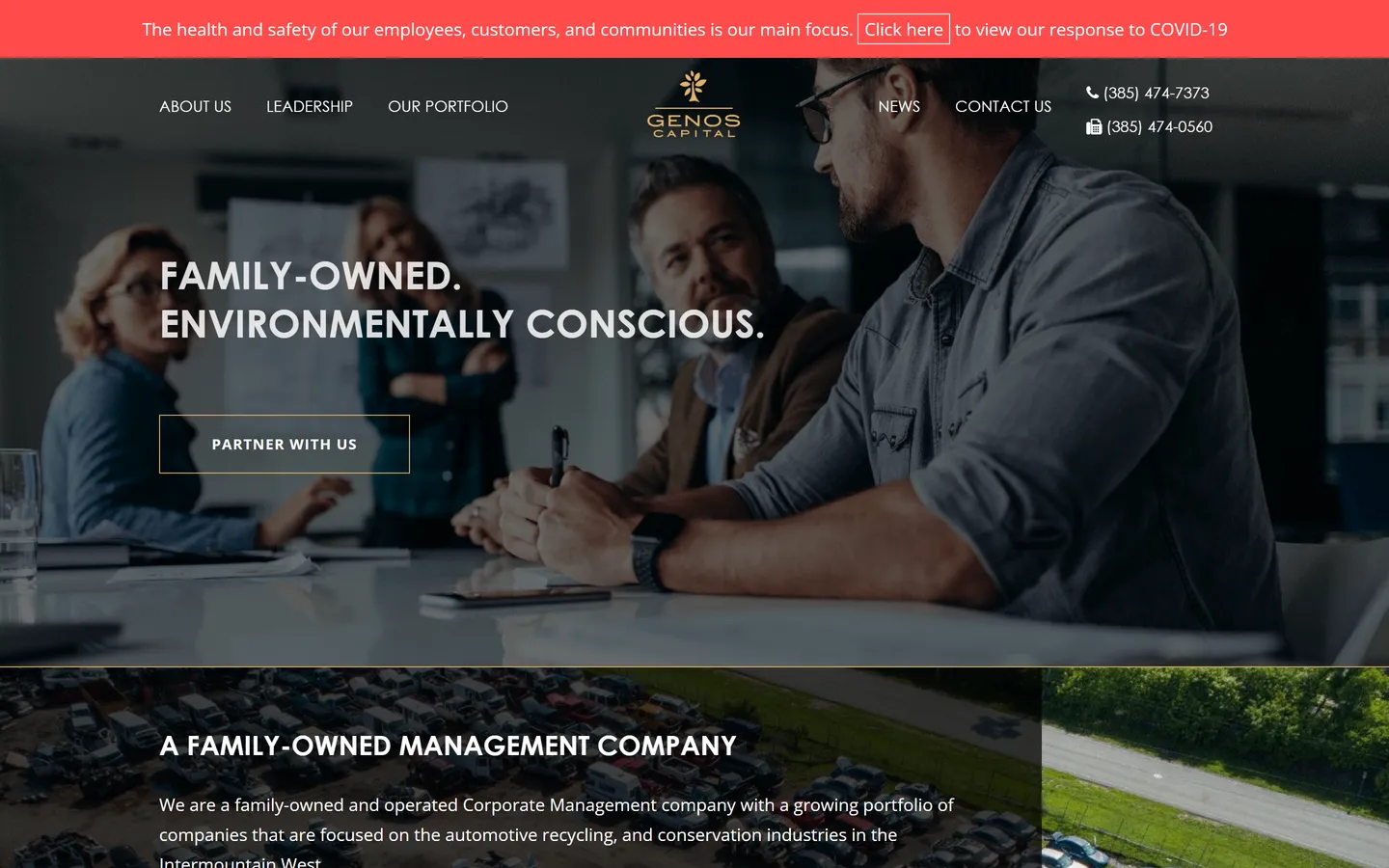 Genoscap website screenshot